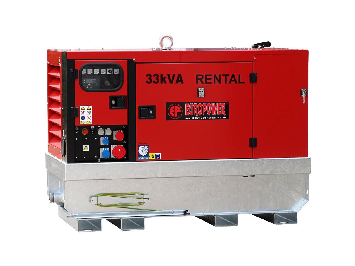 Дизельный генератор	EUROPOWER	EPSR 34 TDE